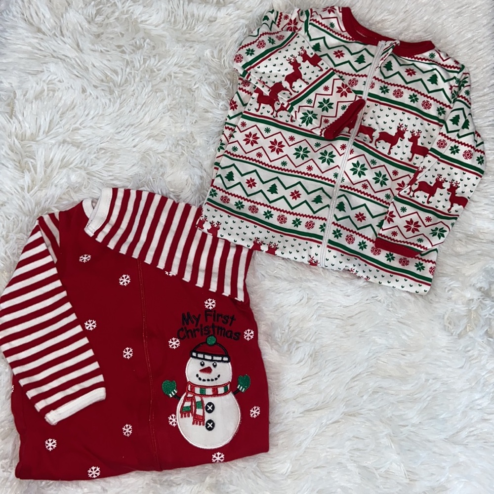 2 Piece Infant Onesie Holiday Set